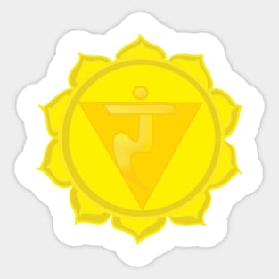 Manipura or Solar Plexus Chakra Sticker